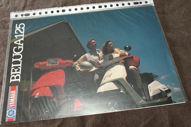 Yamaha Beluga 125 scooter verkoop, folder brochure, Motoren, Ophalen of Verzenden, Yamaha