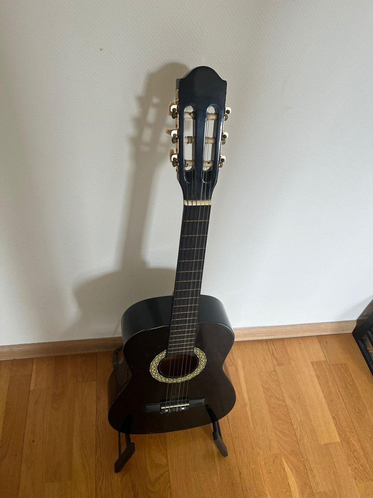 Martinez 3/4 Klassieke Gitaar Zwart - Zeer Goede Staat, Ophalen, Zo goed als nieuw, Klassieke of Spaanse gitaar