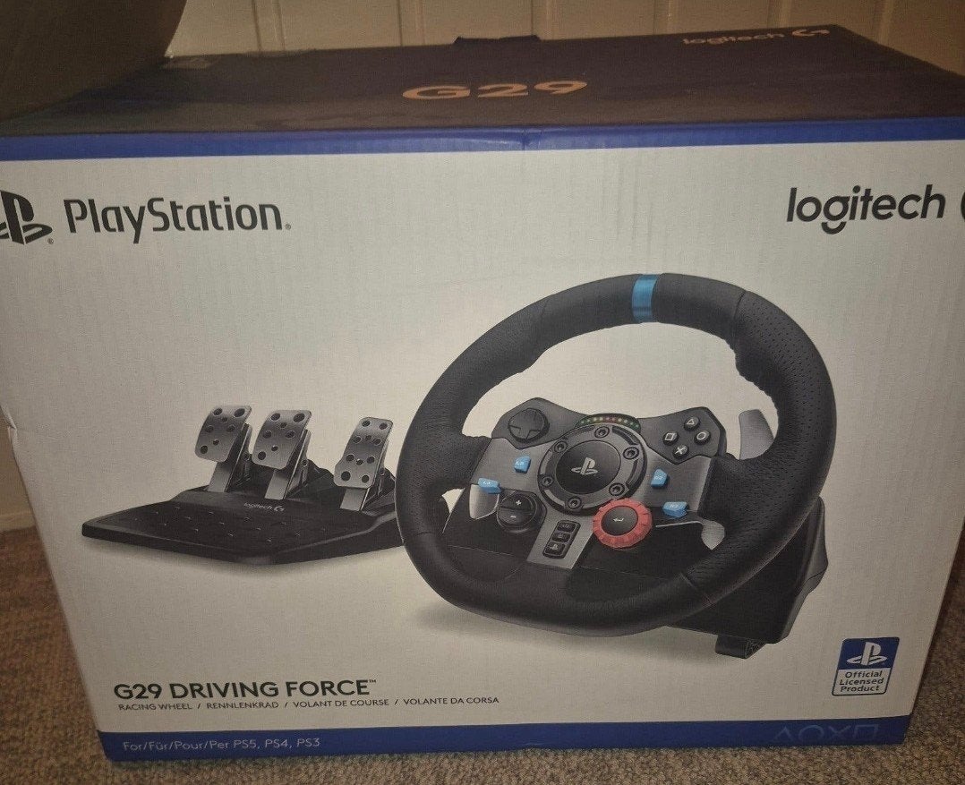 paystation G29 driving force race stuur inclusief pendalen, Ophalen of Verzenden, Zo goed als nieuw, PlayStation 1