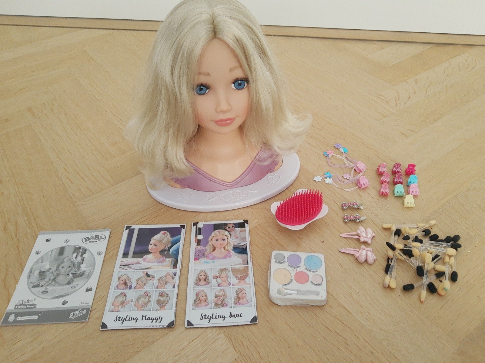 Baby Born Sister Styling Hoofd van Zapf Creations, Ophalen of Verzenden, Zo goed als nieuw, Overige typen