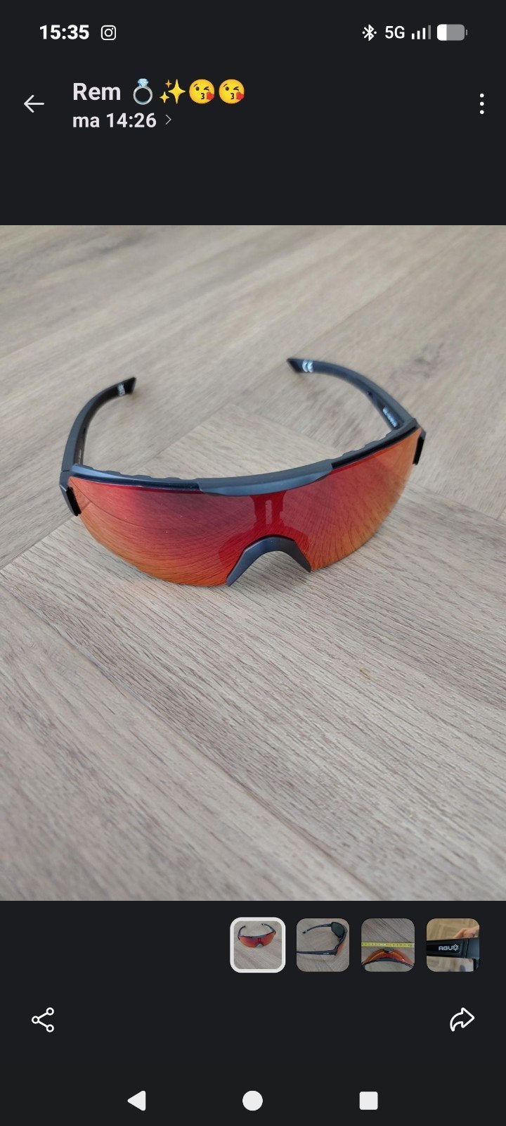 AGU Sportbril - Zeer fijne bril, zo goed als nieuw, Zonnebril, Zwart, Zo goed als nieuw, Ophalen