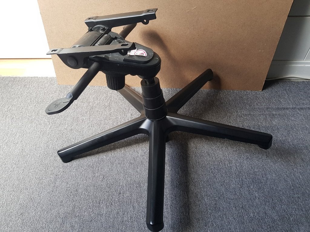 Corsair T2 gaming stoel metalen onderstel, Ophalen, Gaming bureaustoel, Gebruikt, Zwart
