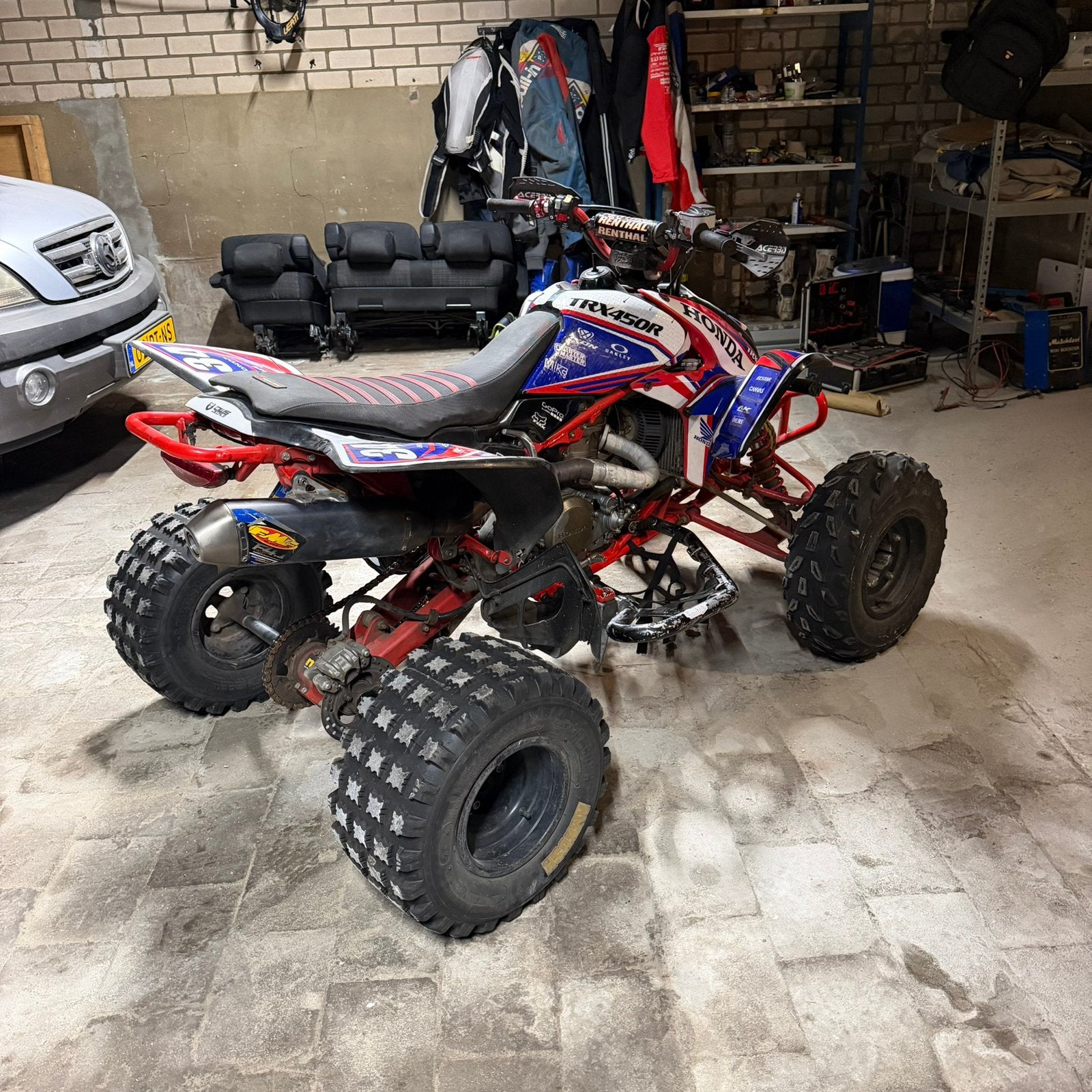 quad met kenteken Honda TRX450R 2006, Sportuitlaat, Gebruikt, Particulier, Crossmotor