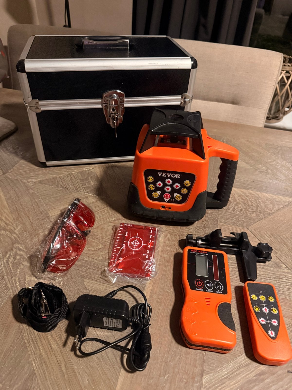 VEVOR Roterende Bouwlaser Complete Set Nieuw, Doe-het-zelf en Verbouw, Ophalen of Verzenden, Nieuw, Overige meters