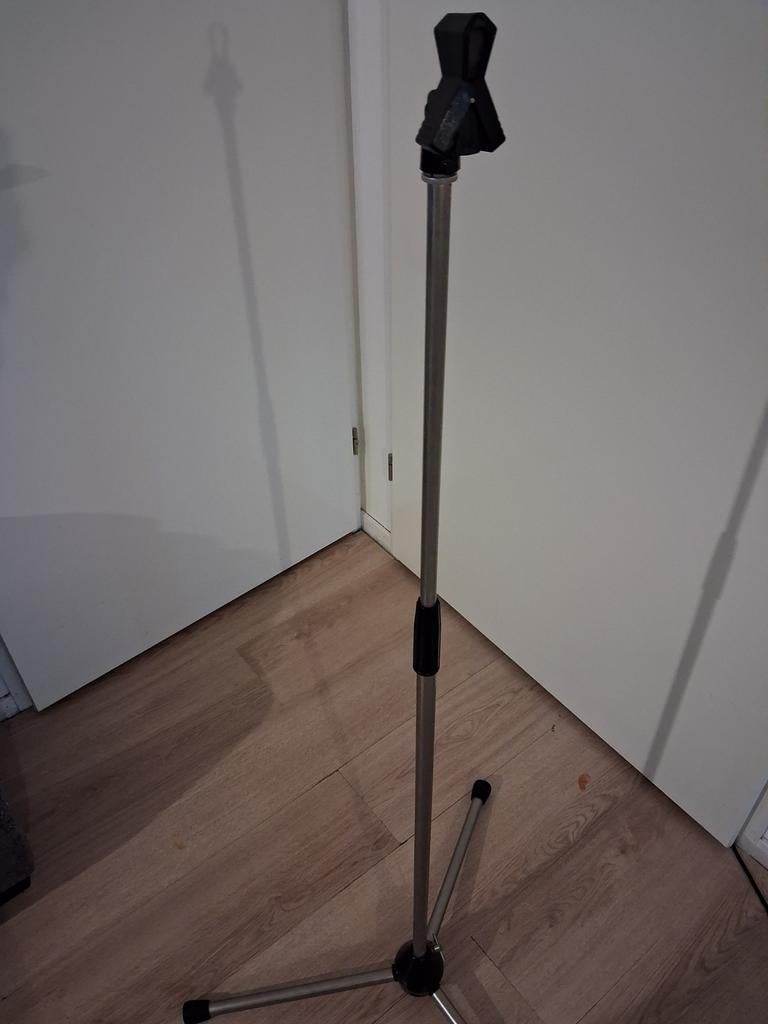 Metalen Zangmicrofoon Statief / Standaard, Ophalen of Verzenden, Gebruikt, Overige typen