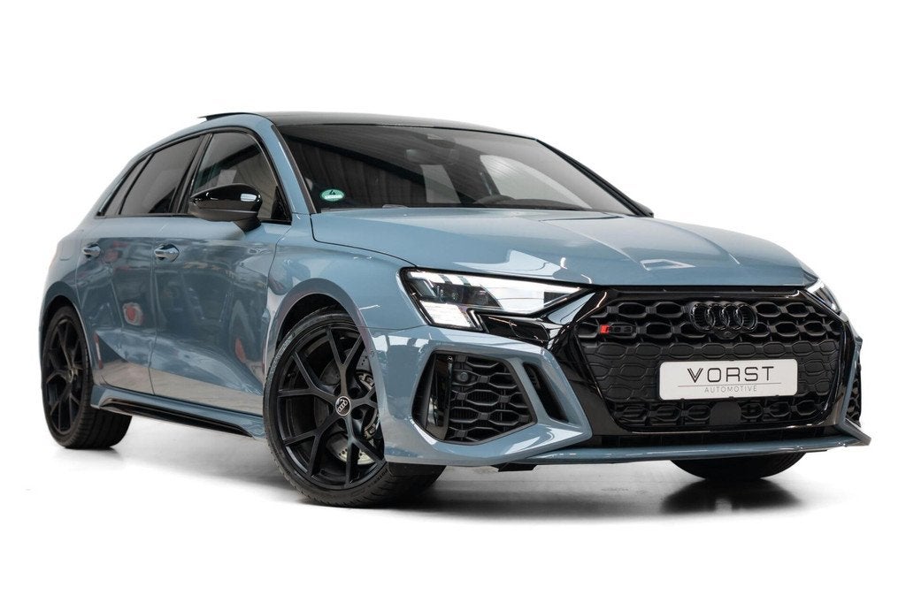 Audi RS 3 2.5 TFSI quattro HUD Pano B&O Leer, Gebruikt, Zwart, RS3, Bedrijf