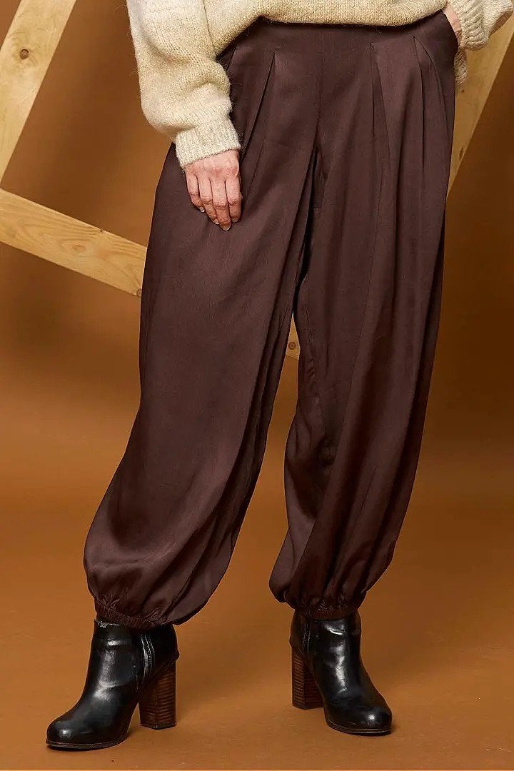 Bruine ballonbroek Melba van Zhenzi Maat 46/48 M, Kleding | Dames, Z, Zhenzi, Maat 46/48 (XL) of groter, Nieuw
