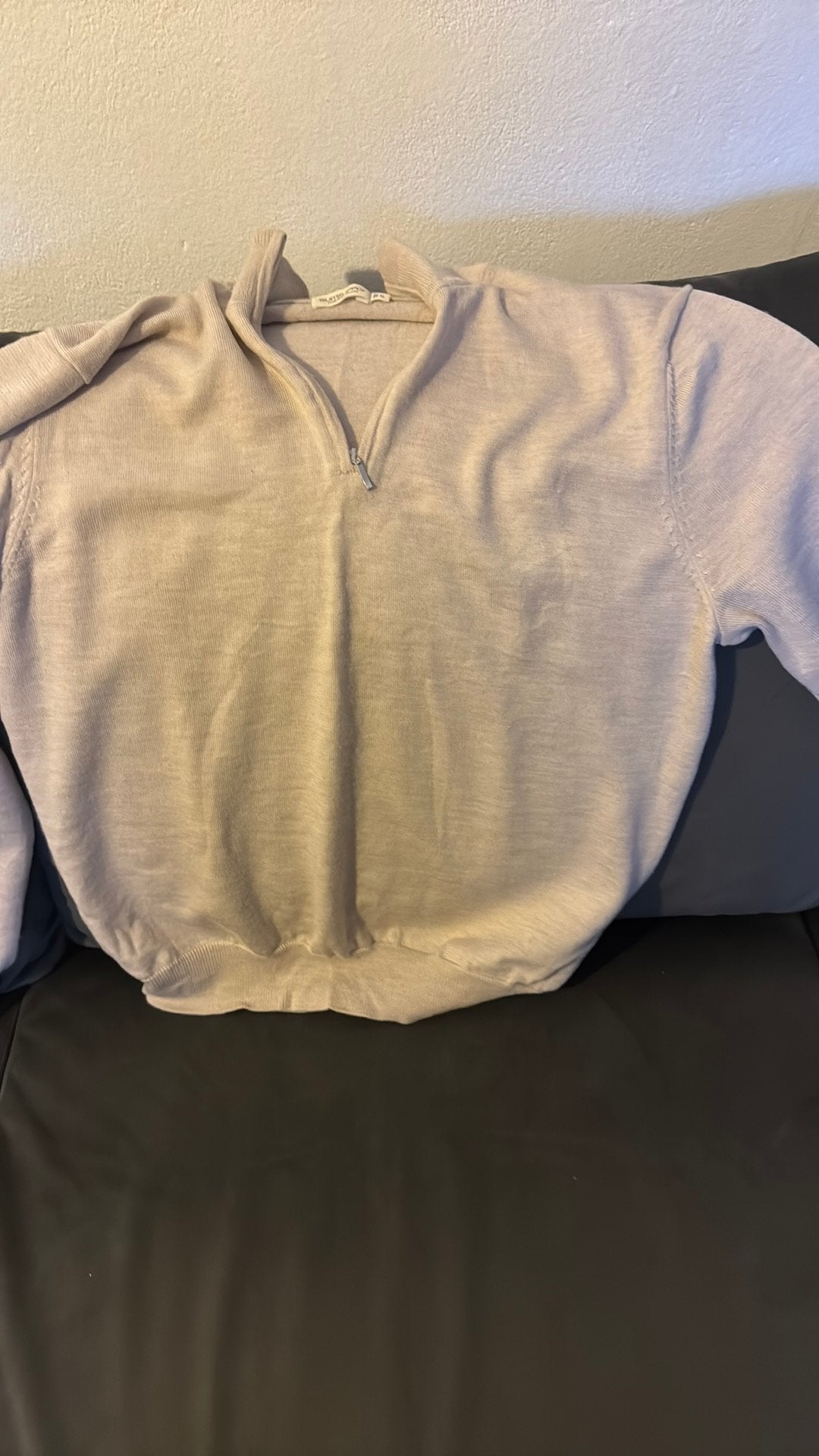 Suitsupply trui, Kleding | Heren, Ophalen of Verzenden, Zo goed als nieuw, Maat 48/50 (M), Beige