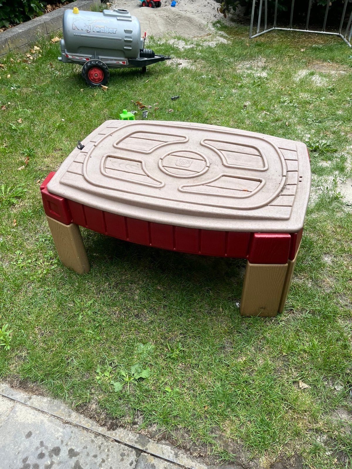 Watertafel met speel deksel, Kinderen en Baby's, Speelgoed | Buiten | Zandbakken, Ophalen, Gebruikt