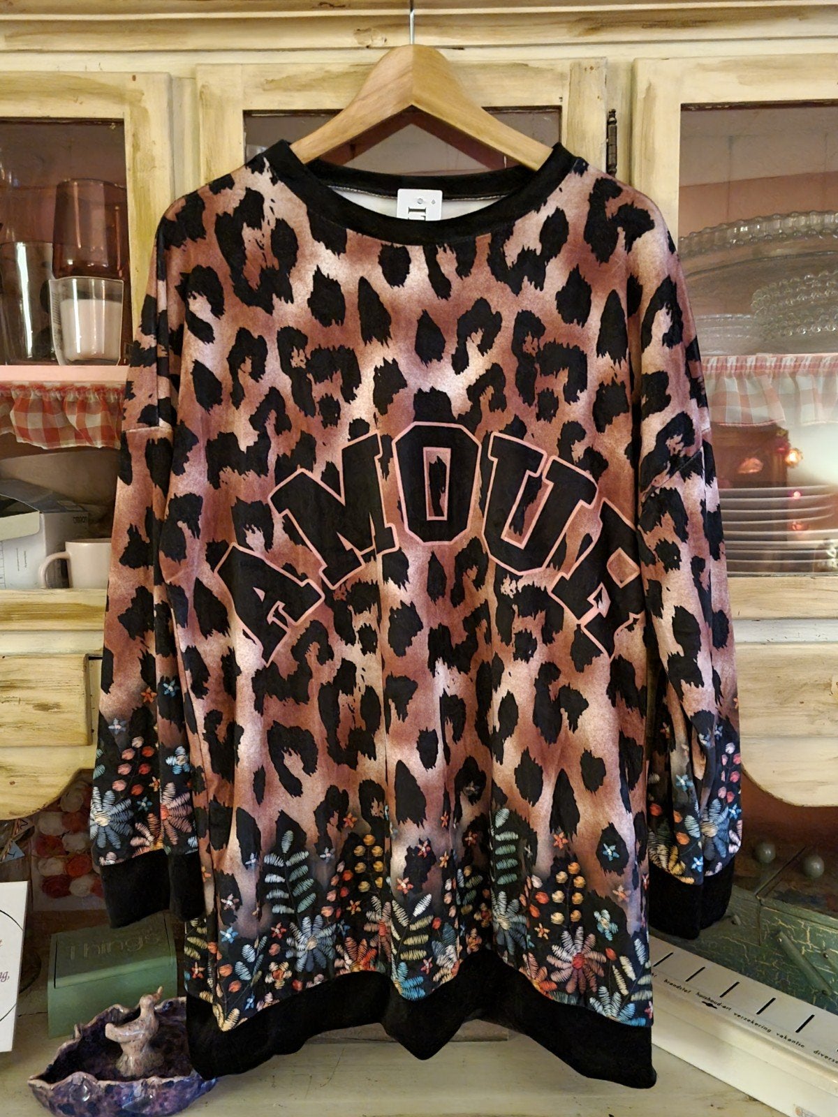 Sweater velvet Amour, Ophalen of Verzenden, Nieuw, Trui of Vest