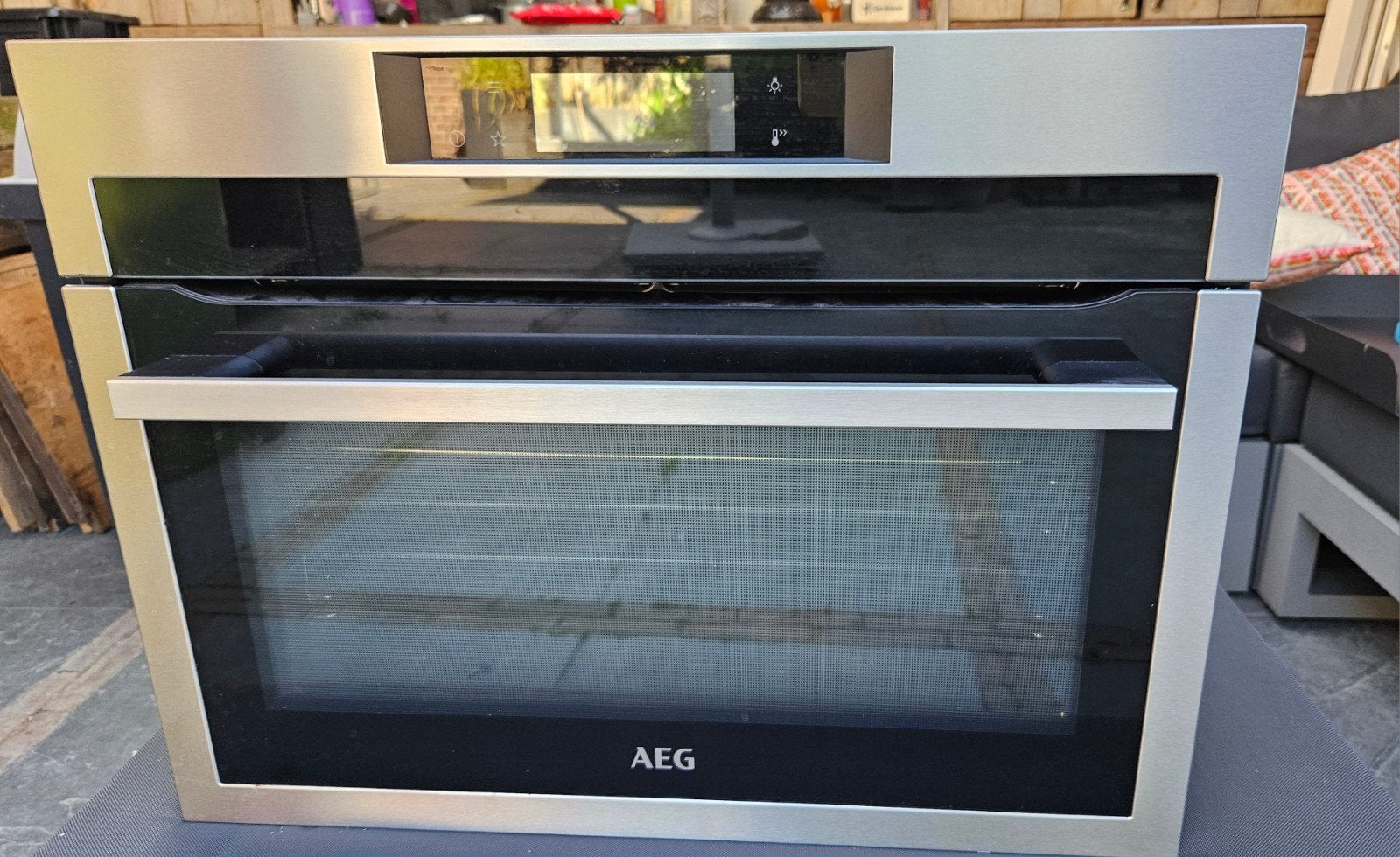 Zo goed als nieuwe oven AEG, Ophalen, 45 tot 50 cm, Inbouw, 45 tot 60 cm