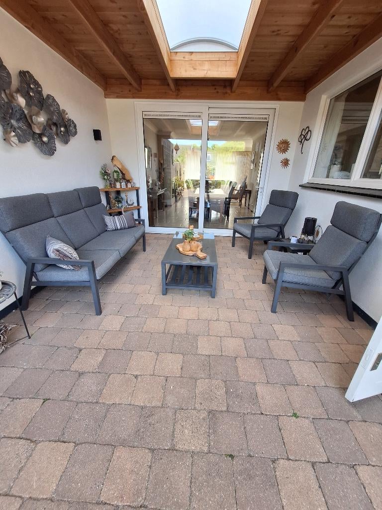 Loungeset / Tuinstel zgan Bieden vanaf 350,00, Tuin en Terras, Tuinsets en Loungesets, Ophalen, Loungeset, 5 zitplaatsen, Overige materialen