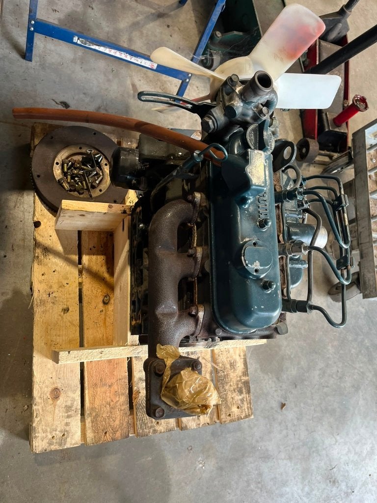 Kubota D1105 motorblok voor onderdelen, Doe-het-zelf en Verbouw, Motoren, Ophalen, Gebruikt, Dieselmotor