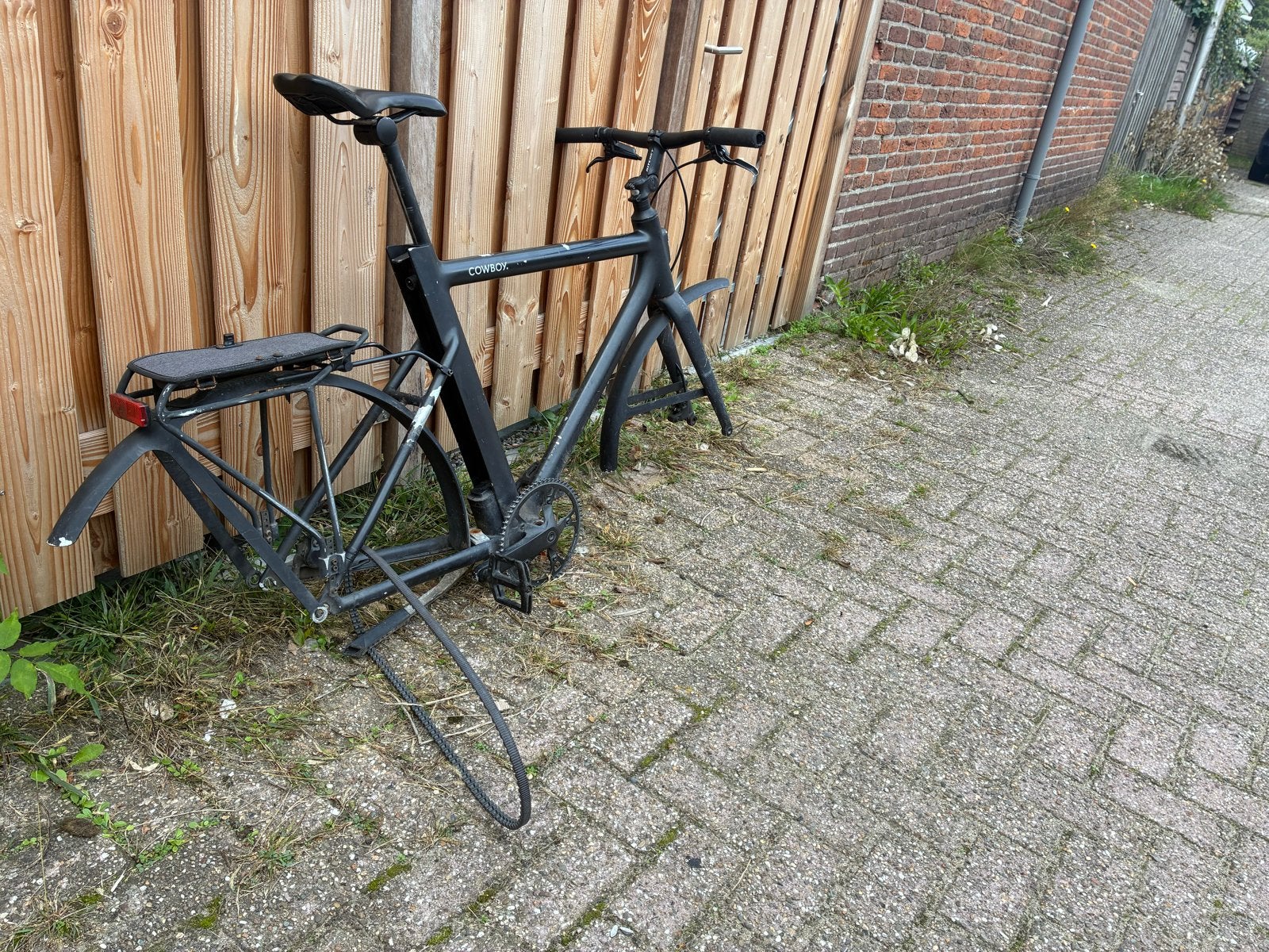 Cowboy C3 fietsframe met zadel en stuur - onderdelen, Frame, Gebruikt, Aluminium, Ophalen