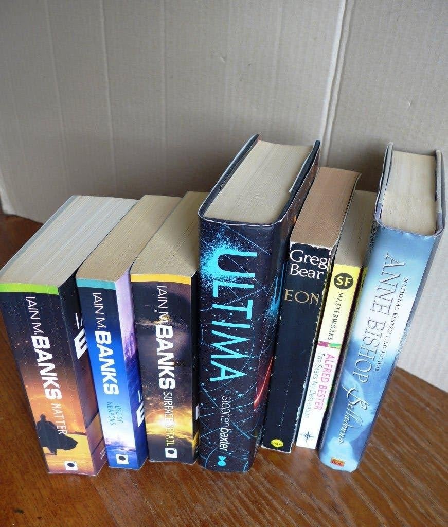SF & Fantasy Banks, Bear, Bishop, Bradley, Brooks (E), Ophalen, Gelezen, Diverse auteurs