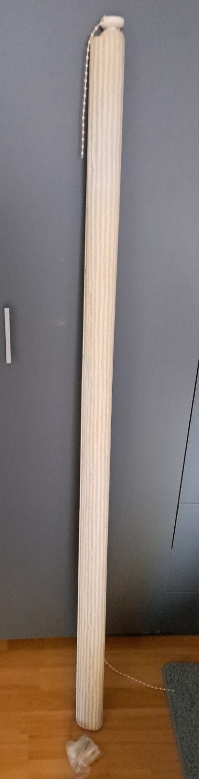 Rolgordijn 165x160 cm - ketting defect, Ophalen, Gebruikt, Beige, Rolgordijn