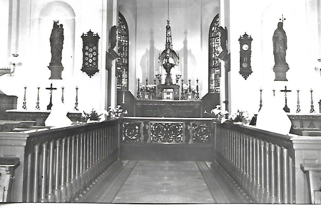 Breda- -Interieur kerk Begijnhof., Verzenden, 1960 tot 1980, Ongelopen, Noord-Brabant