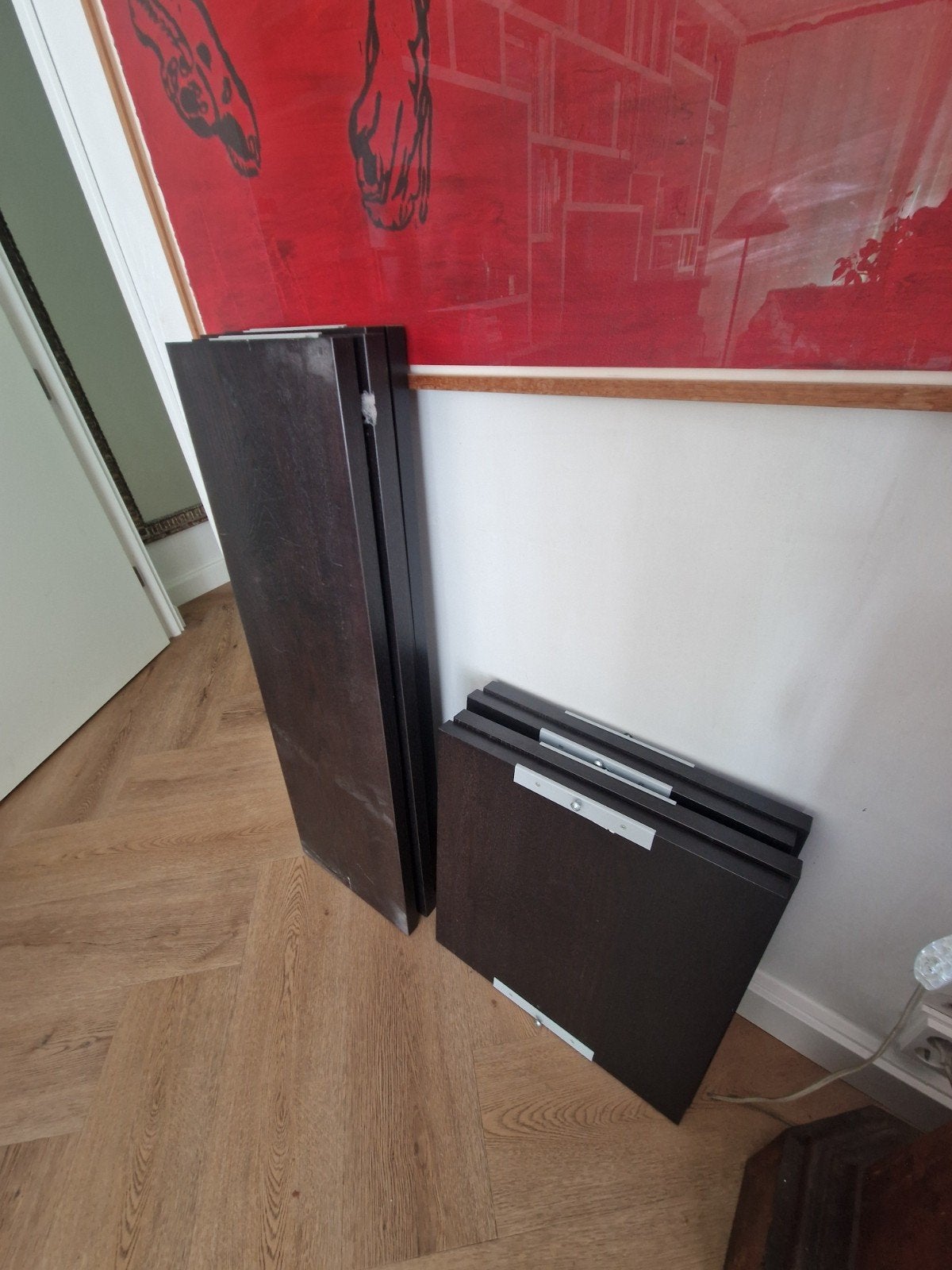 GRATIS Ikea Stolmen restant (planken, staanders e.a.), Huis en Inrichting, Kasten | Overige, Gebruikt, Ophalen