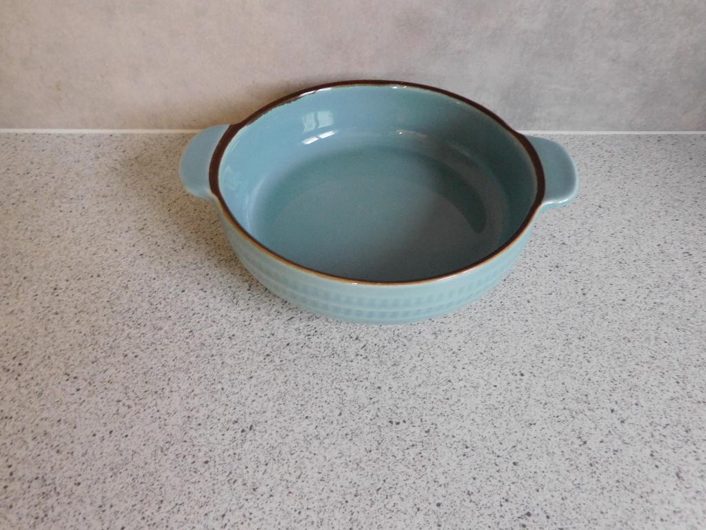 Ovenschaal 15,5 cm. Turquoise Pour la Maison Jeff Banks, Ophalen of Verzenden, Overige stijlen, Aardewerk, Schaal of Schalen