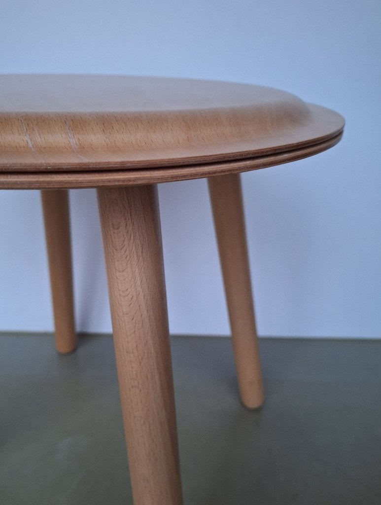 vintage Ikea design Jon Karlsson bijzettafelje h= 44cm, Ophalen, Minder dan 45 cm, Minder dan 55 cm, Rond