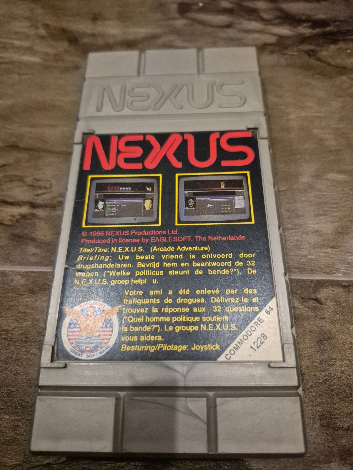 Commodore 64 C64 Spel: N.E.X.U.S. (Arcade Adventure), Spelcomputers en Games, Spelcomputers | Atari, Ophalen of Verzenden