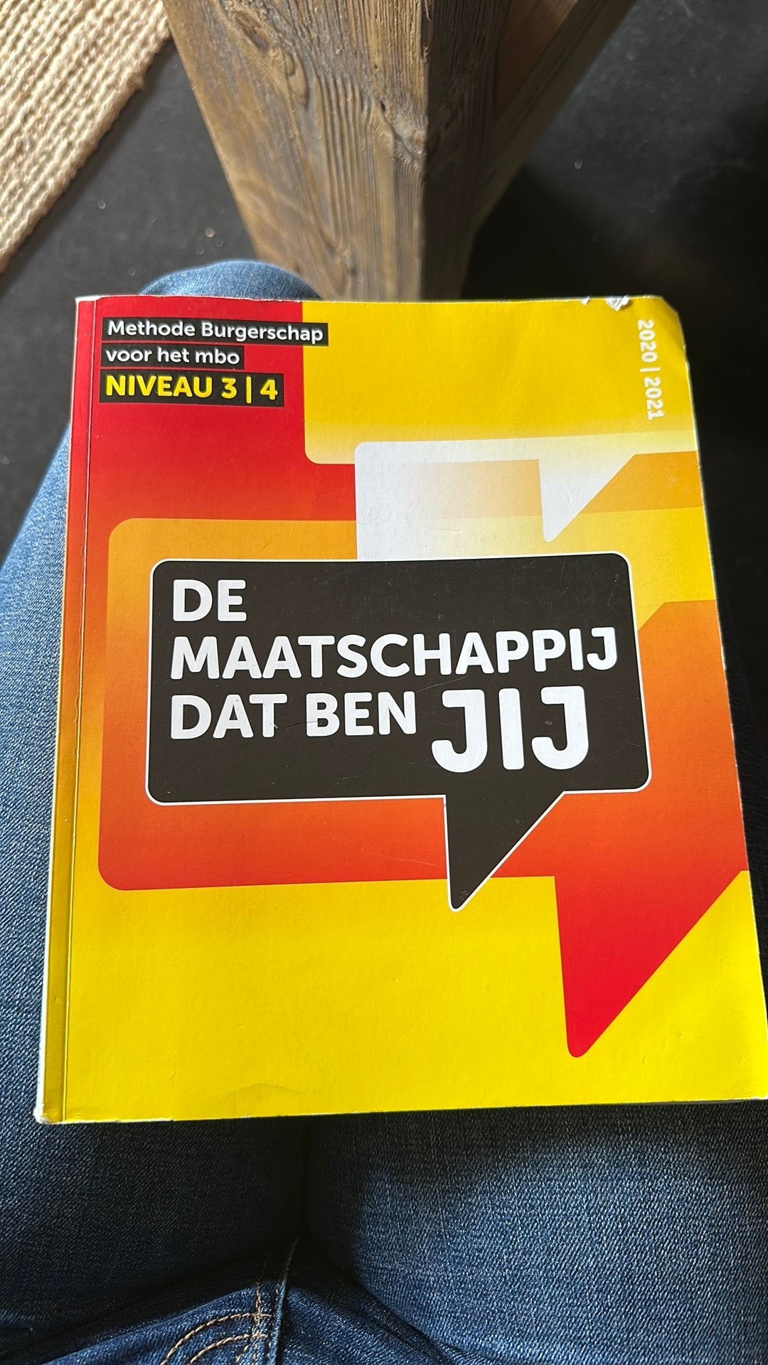 De Maatschappij dat ben JIJ Burgerschap MBO, Boeken, Ophalen of Verzenden, Zo goed als nieuw, MBO