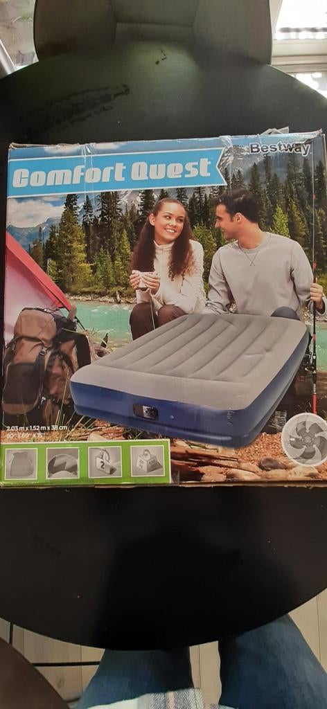 Bestway Comfort Quest Luchtbed met ingebouwde pomp, Caravans en Kamperen, Luchtbedden, Ophalen, Ingebouwde pomp, Nieuw, 2-persoons