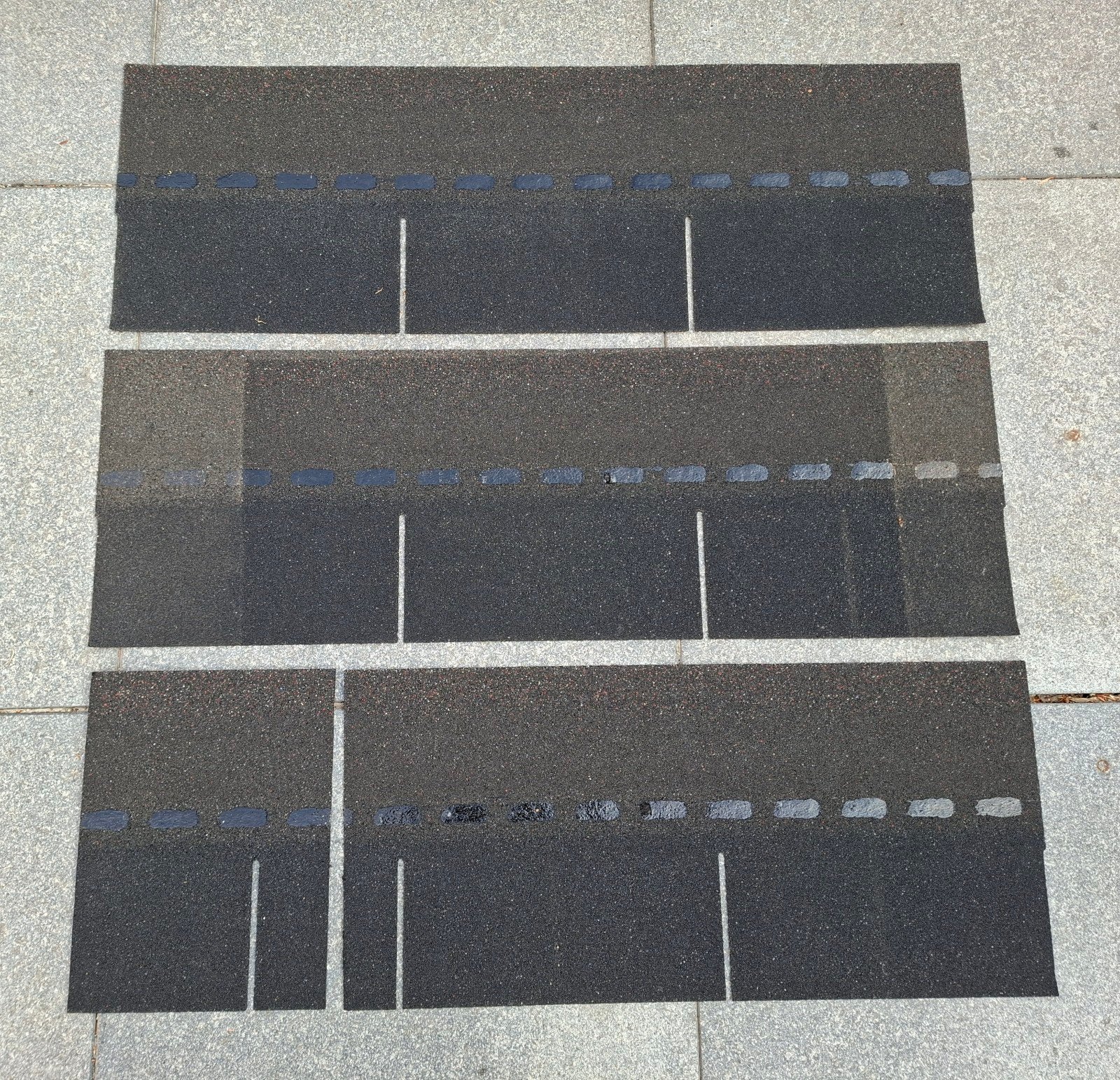 Bitumen dakshingles - Grijs/Zwart - Nieuw, Doe-het-zelf en Verbouw, Dakpannen en Dakbedekking, Ophalen, Overige materialen, Overige typen