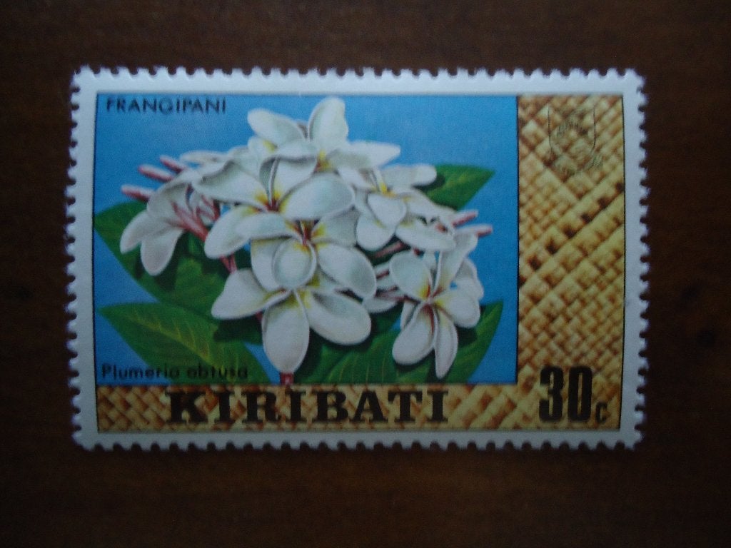 Flora boom frangipani Kiribati 1979, mi.331 postfris, Ophalen of Verzenden, Postfris, Dier of Natuur