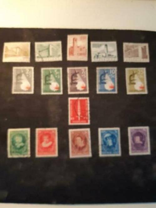 @@ 1955 gestempeld @@  Alle zegels uit 1955, Postzegels en Munten, Ophalen of Verzenden, Gestempeld