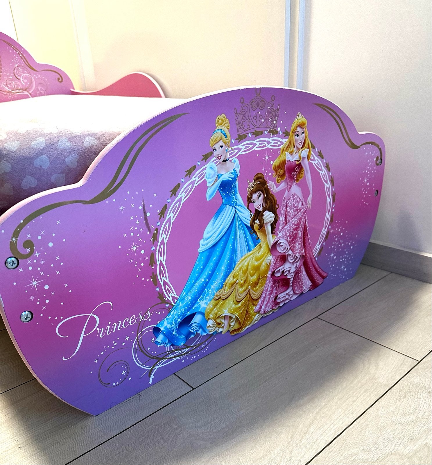 Disney Princess Peuterbed - 143x77x43 cm, Huis en Inrichting, Ophalen, Gebruikt, 190 cm of minder, Hout