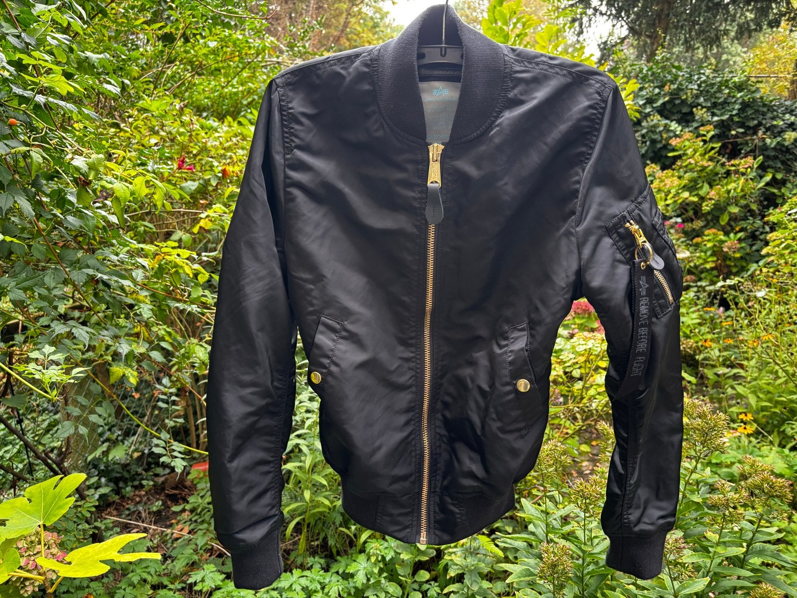 Alpha Industries Bomberjack Zwart - Maat S, Ophalen of Verzenden, Zo goed als nieuw, Zwart