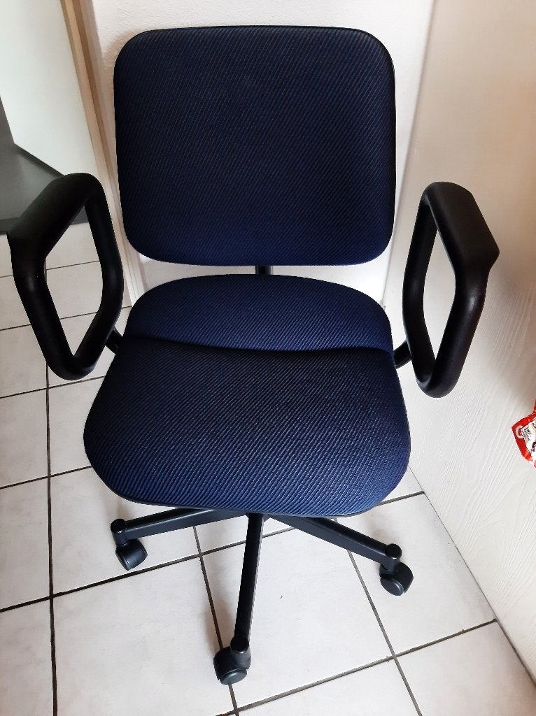 bureaustoel, Ophalen, Gebruikt, Zwart, Bureaustoel