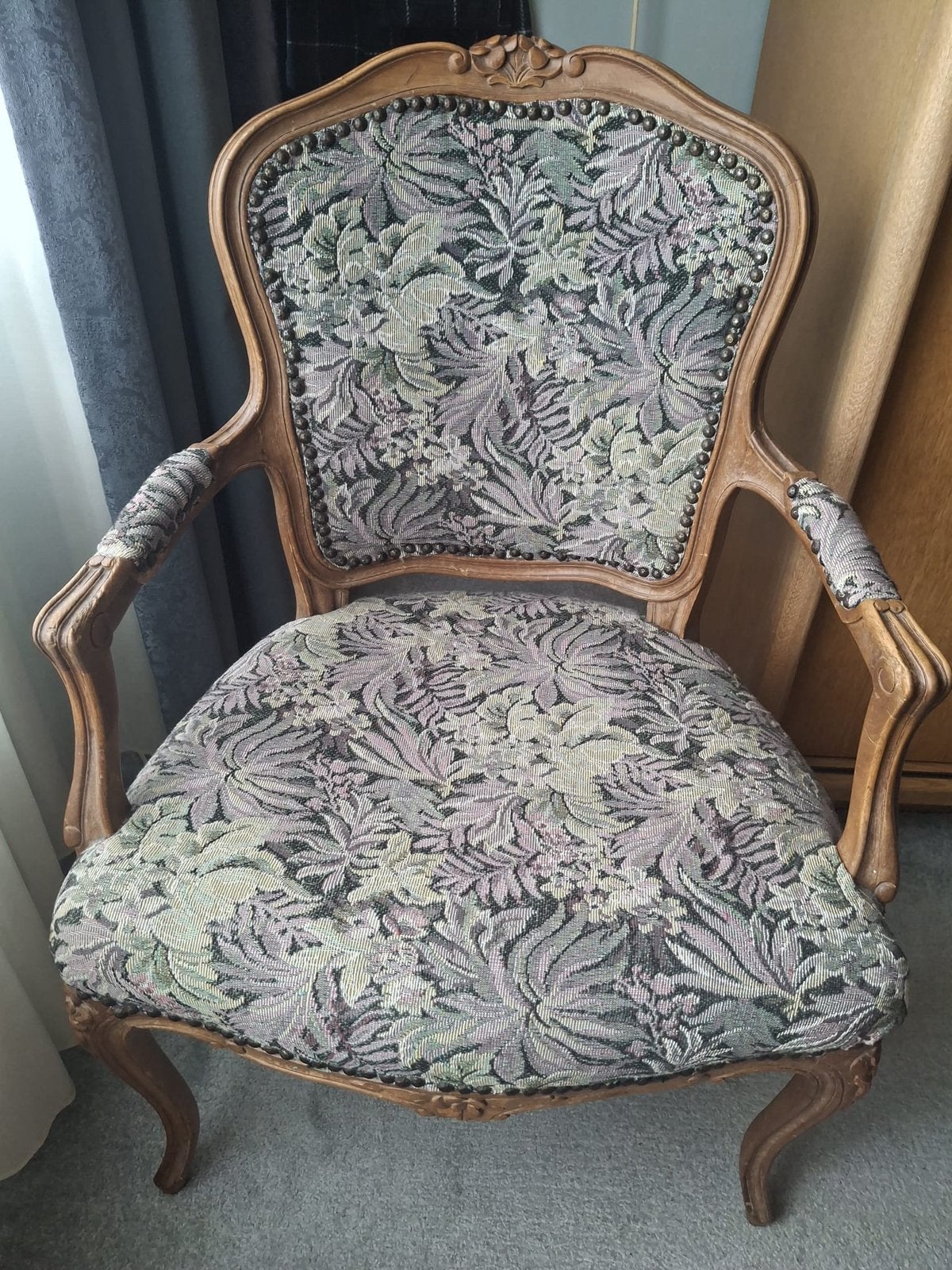 Louis XV-stijl fauteuil, Antiek en Kunst, Antiek | Meubels | Stoelen en Banken, Ophalen