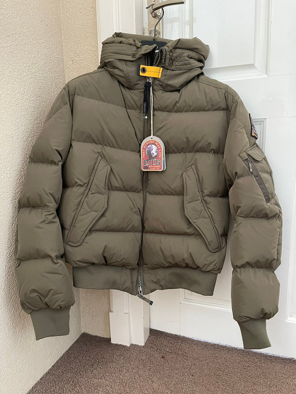 Parajumper Wilmont jas, Ophalen, Zo goed als nieuw, Maat 48/50 (M), Groen