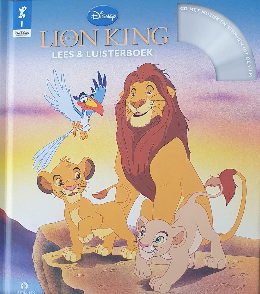 The Lion King - lees & luisterboek, Ophalen of Verzenden, Zo goed als nieuw, Verhaal of Sprookje