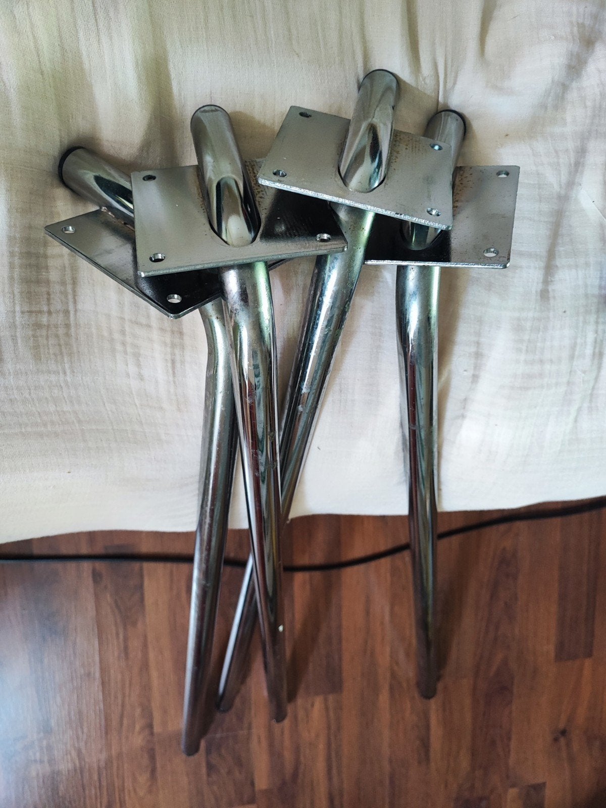 Ikea Fusion tafelpoten, 2 krukken, Ophalen of Verzenden, 60 tot 90 cm