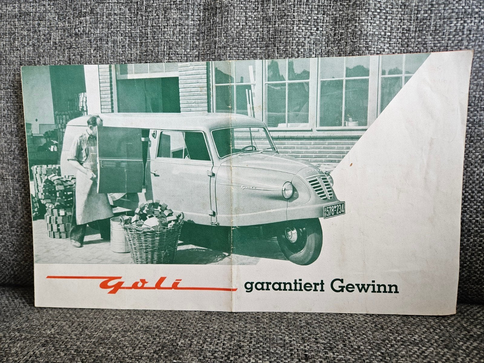 Goliath Goli Folder - Garantierte Gewinn - Oldtimer, Verzenden, Zo goed als nieuw, Overige merken, Goliath Werke