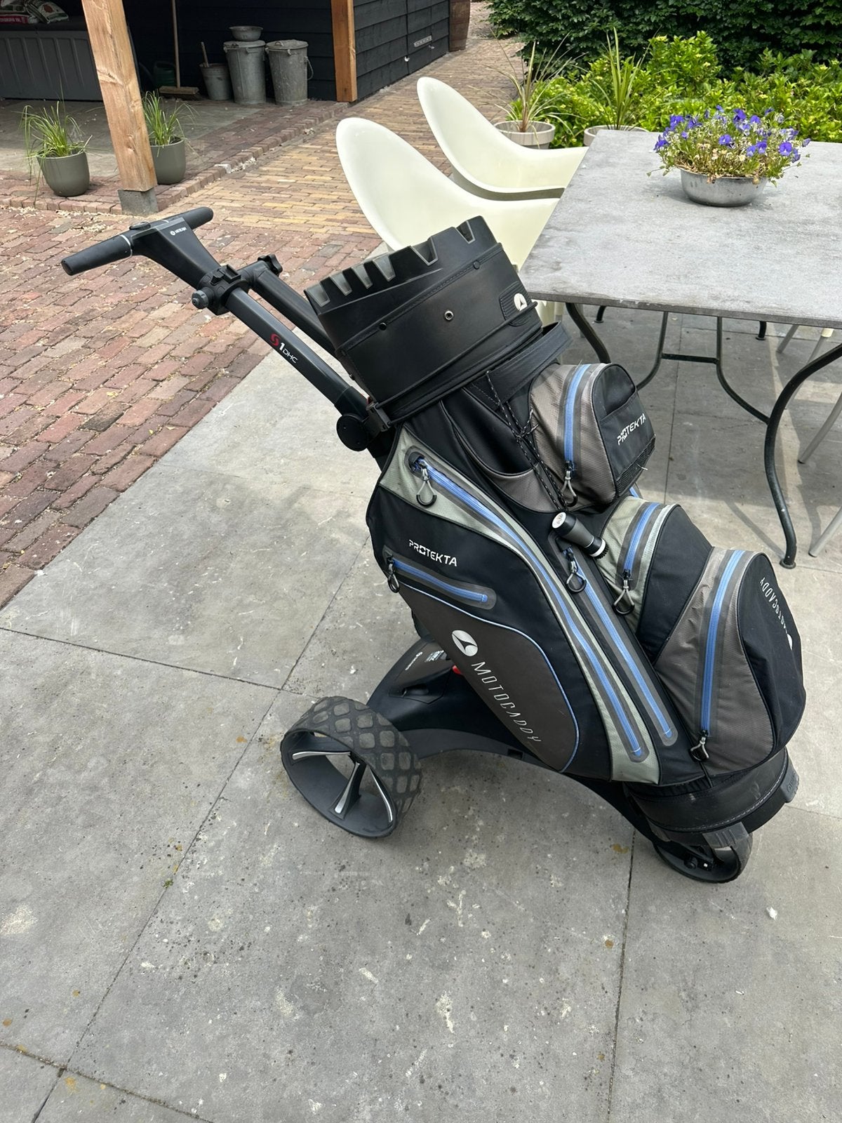 Golftrolley Motocaddy s1 DHC, Sport en Fitness, Golf, Ophalen, Golfkar, Overige merken