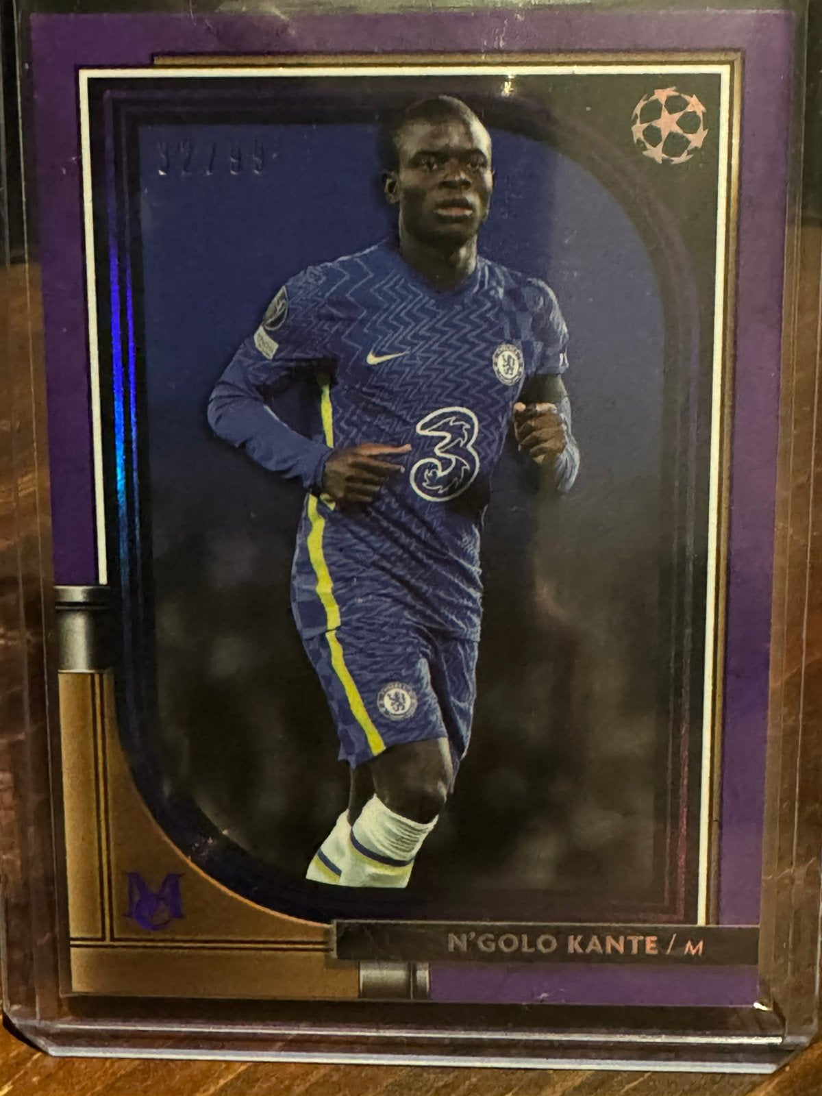 Topps Museum Collections N'Golo Kante #48 Chelsea FC /99, Ophalen of Verzenden, Zo goed als nieuw, Buitenlandse clubs, Spelerskaart