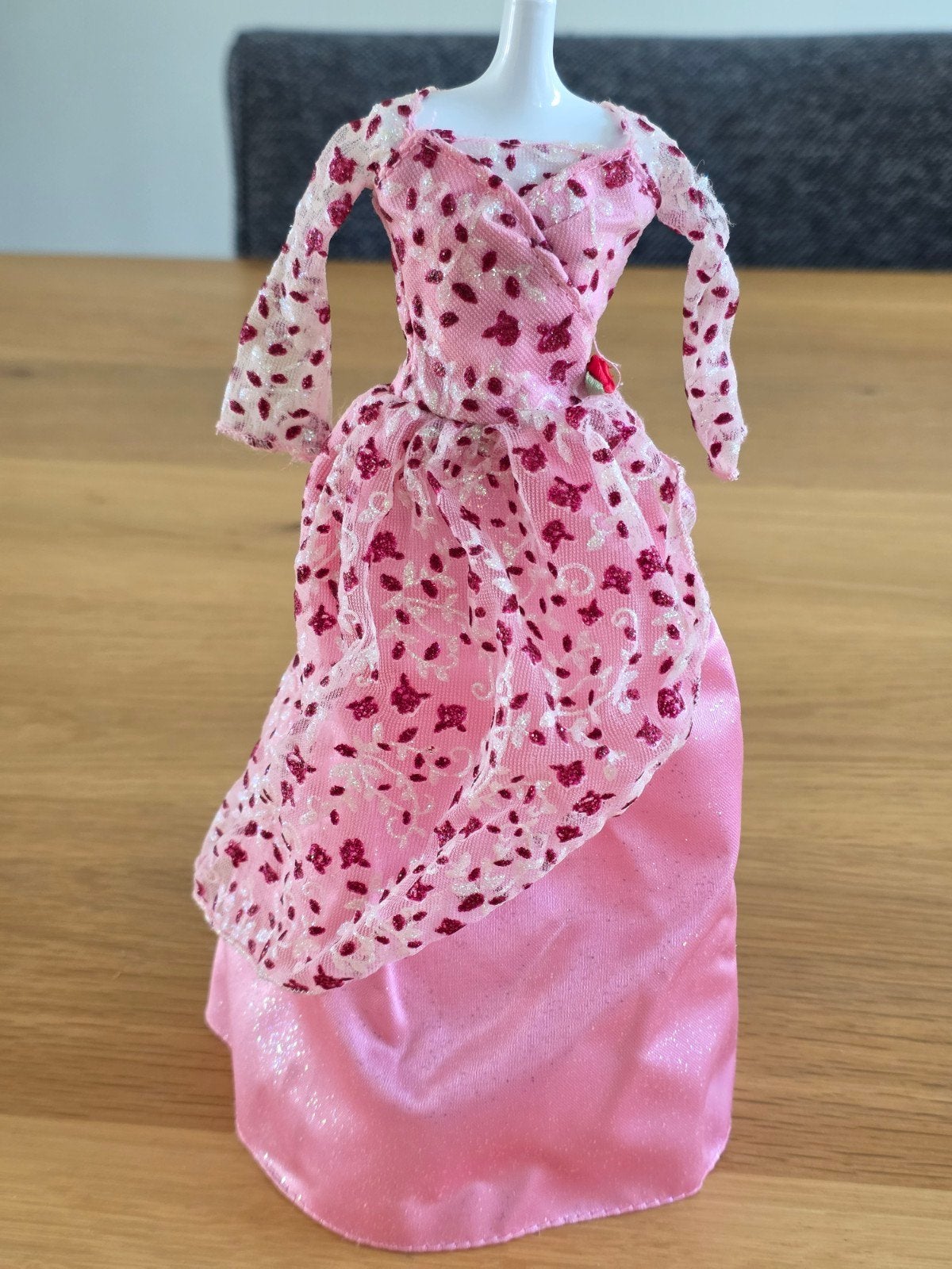 Barbie Cinderella Assepoester jurk, Ophalen of Verzenden, Gebruikt, Kleertjes