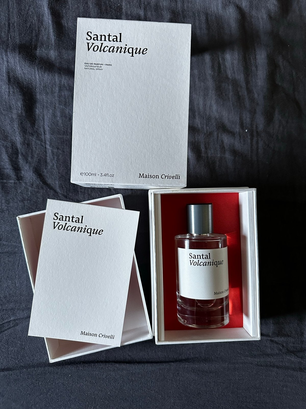 Maison Crivelli Santal Volcanique Eau de Parfum 100ml, Ophalen of Verzenden, Zo goed als nieuw