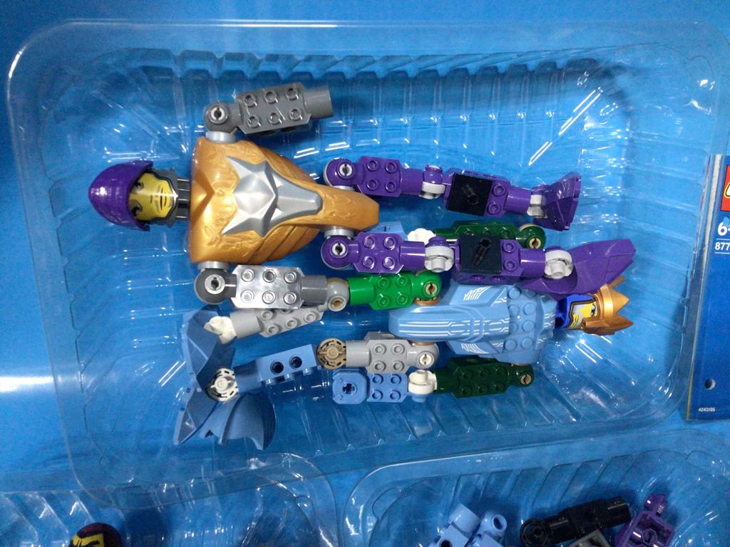 Lego partij Knights Kingdom Figuren en onderdelen, Ophalen of Verzenden, Gebruikt, Lego