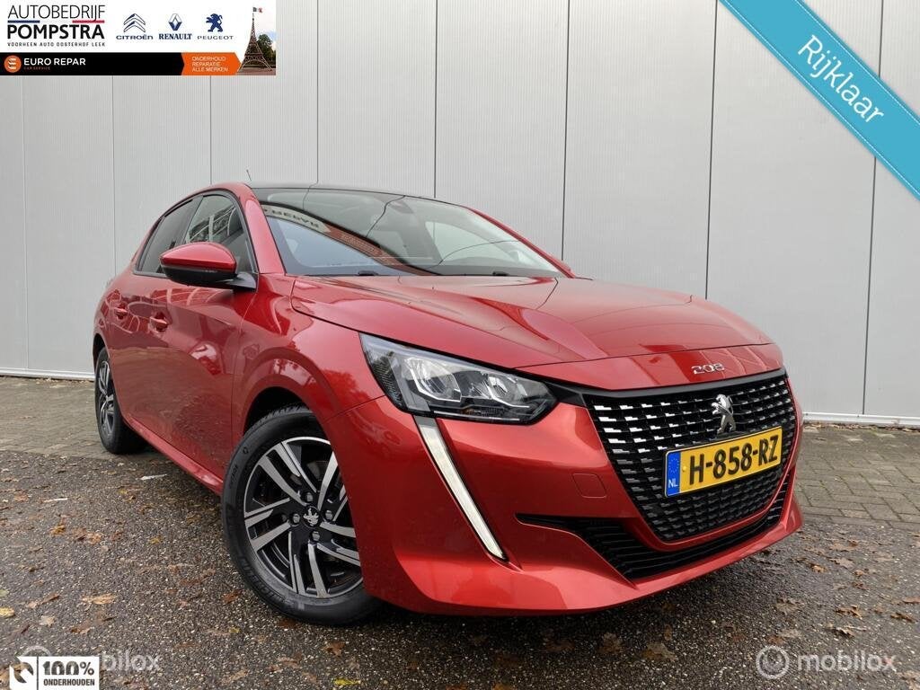 Peugeot 208 1.2 PureTech Allure 100 PK/VIRTUAL COCKPIT/TREKH, Auto's, Peugeot, 101 pk, Gebruikt, Leder en Stof, 49 €/maand