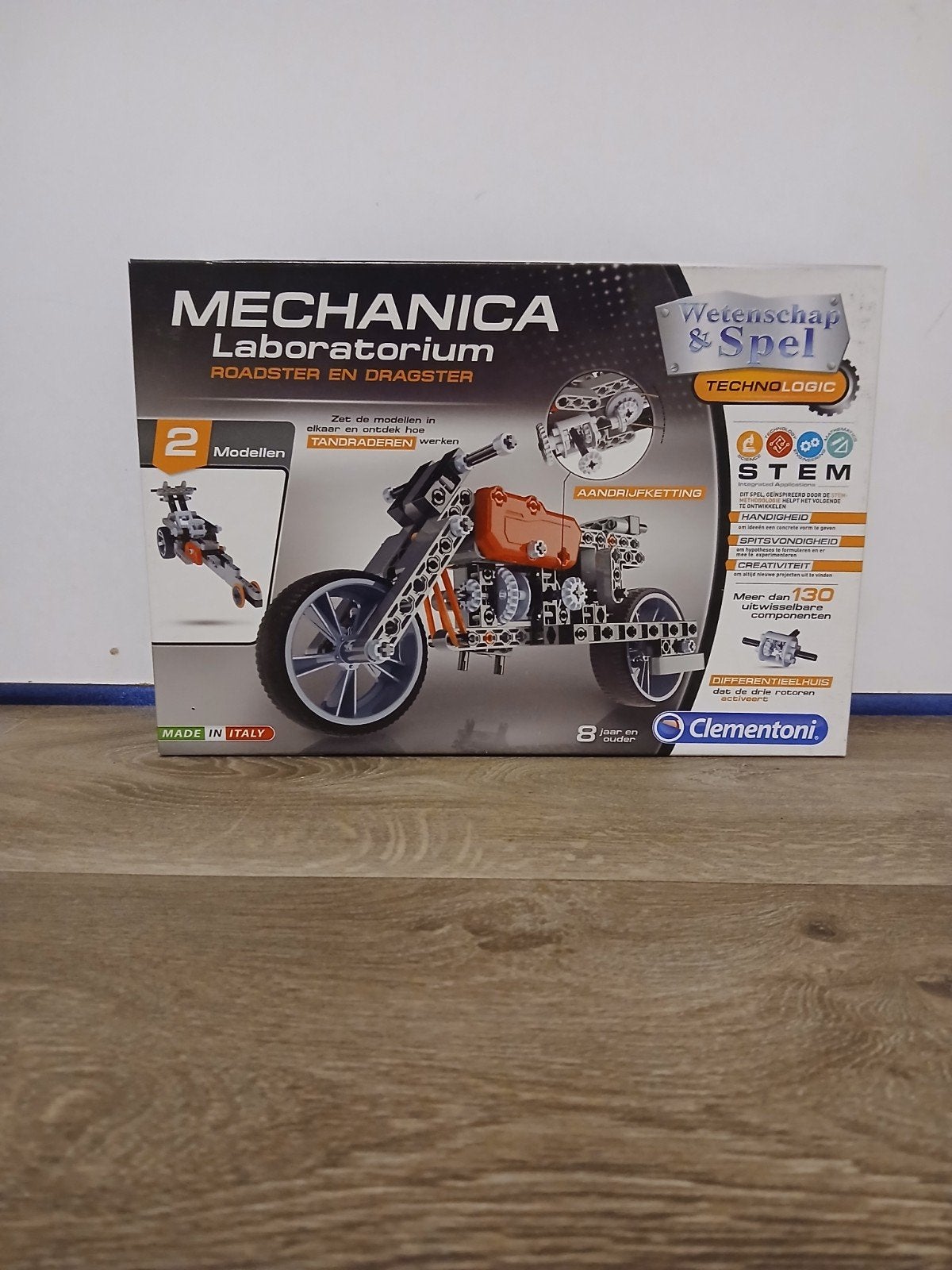 Clementoni Mechanica Laboratorium Roadster & Dragster, Auto, 1:32 tot 1:50, Zo goed als nieuw, Ophalen