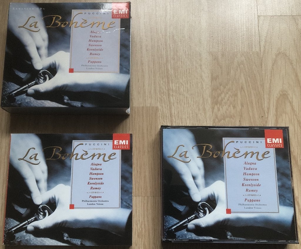 PUCCINI - LA BOHEME - ALAGNA, HAMPSON, RAMEY E.A., Ophalen of Verzenden, Zo goed als nieuw, Opera of Operette, Boxset