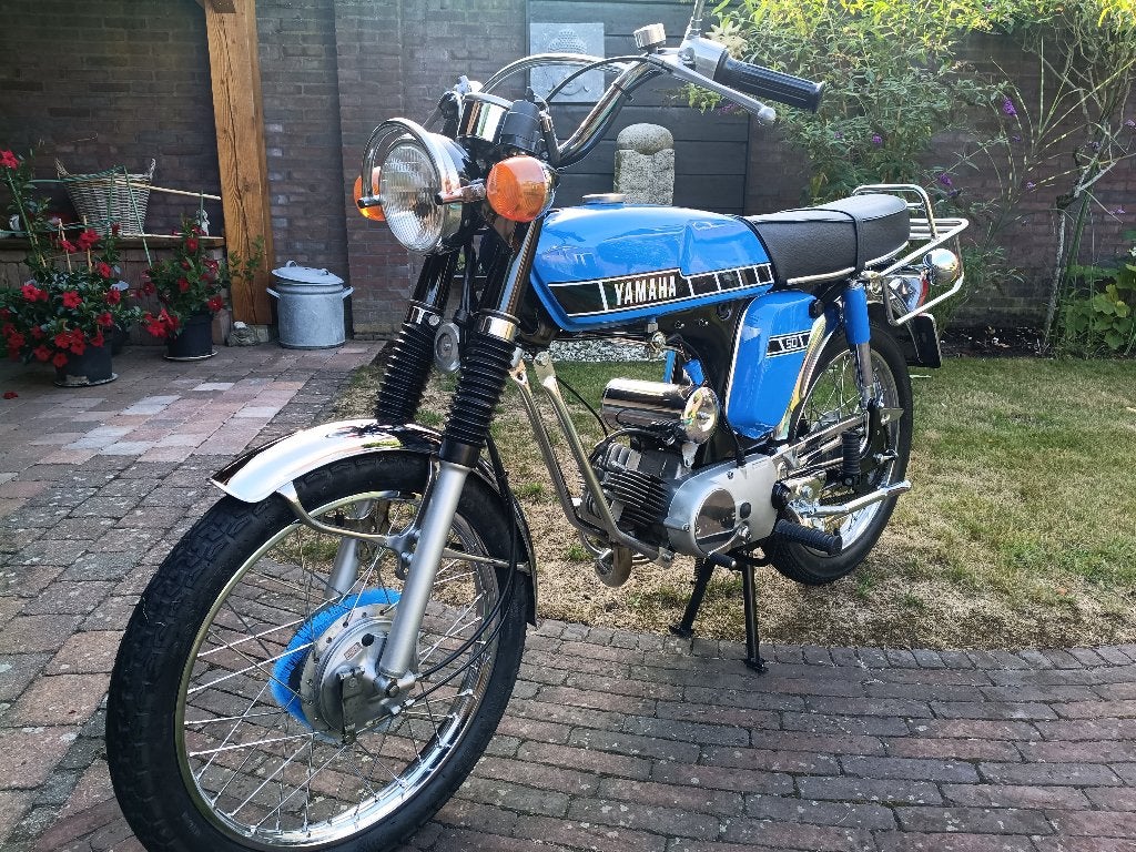 Yamaha FS1 brommer, Ophalen, Maximaal 45 km/u, Yamaha, 4 versnellingen