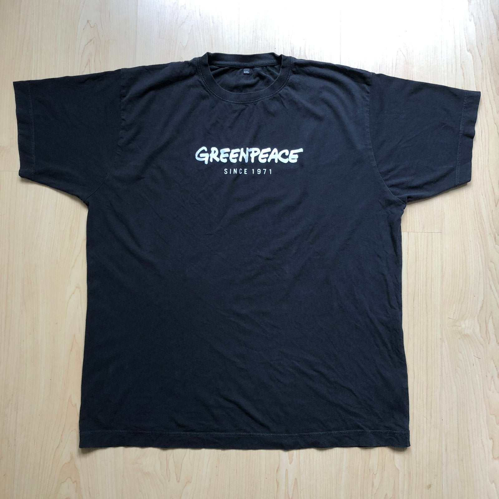 GREENPEACE since 1971 zwart maat XXL, Ophalen of Verzenden, Zwart