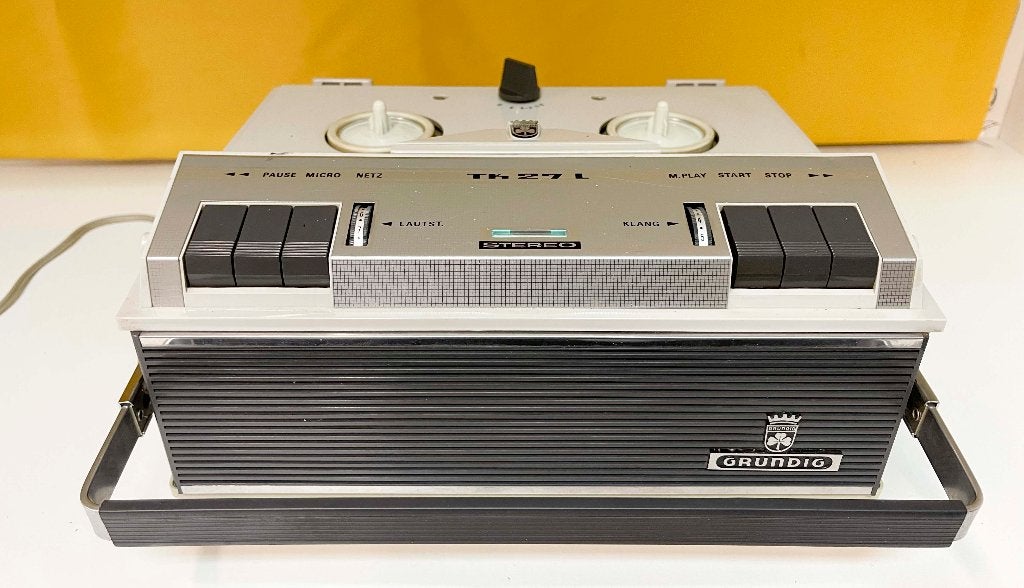 GRUNDIG TK 27 L klassieke buizen-bandrecorder, Audio, Tv en Foto, Bandrecorders, N, N, Ophalen of Verzenden, N
