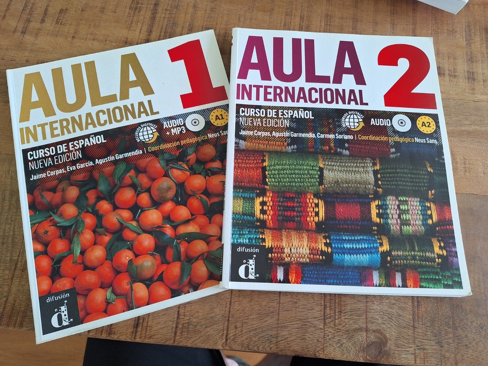AULA Internacional 1 & 2 - Spaanse taalboeken incl CD, Non-fictie, Spaans, Ophalen of Verzenden, Jaime Corpas, Eva García, Agustín Garmendia, Carmen Soriano